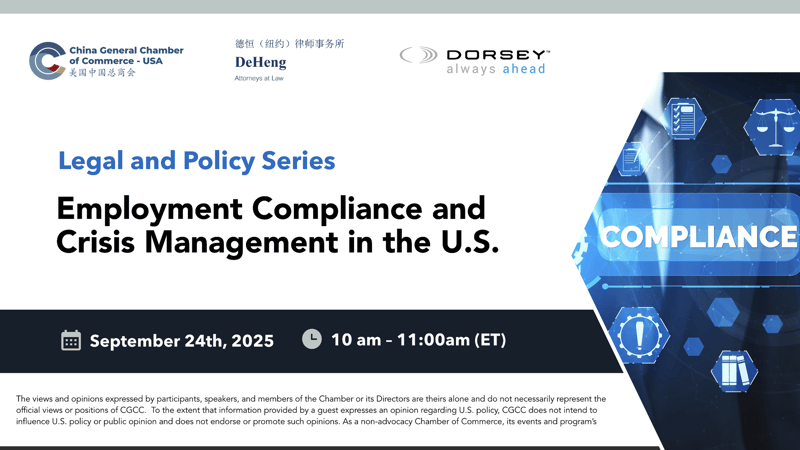CGCC Brings Together Experts for Webinar on Employment Compliance and Crisis Management featured image