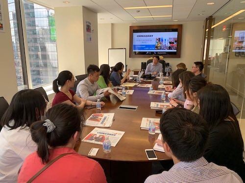 美国中国总商会受邀参观中国日报纽约总部 featured image