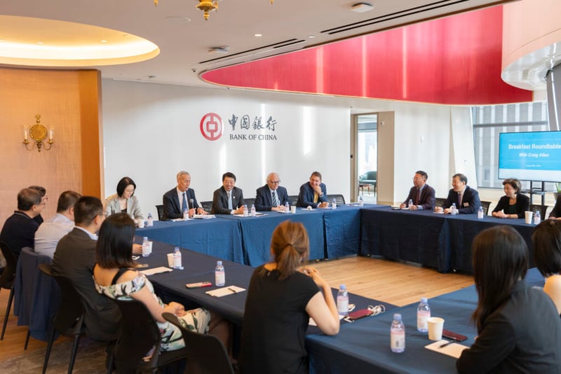 美国中国总商会成功举办交流早餐会 美中贸易全国委员会会长克雷格·艾伦出席  featured image